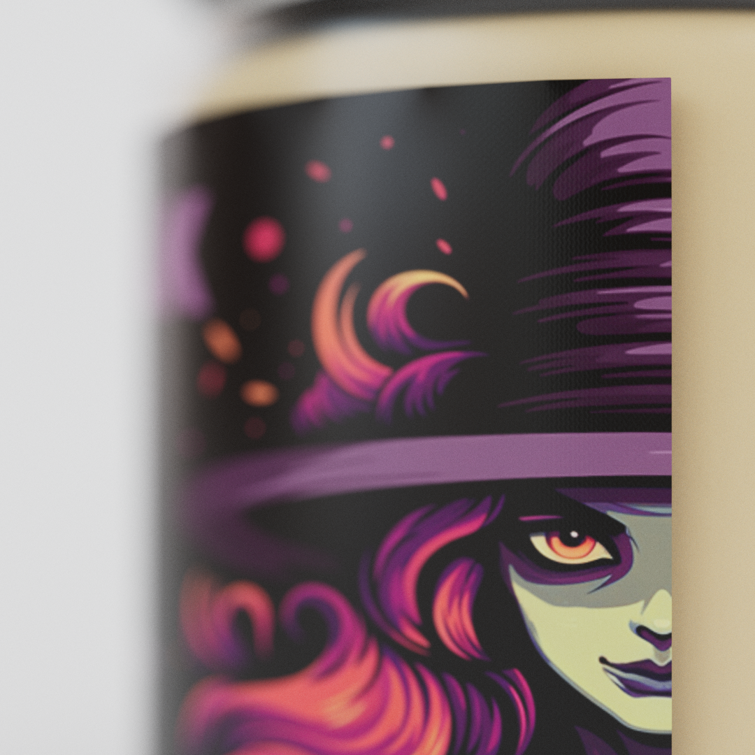 VELA_.0002 Sorginak - Violeta y Fuego (260gr)