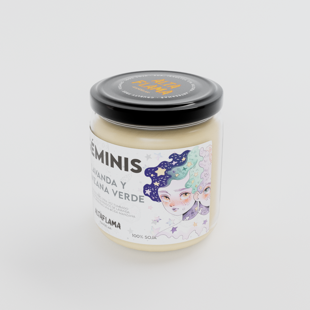 Géminis - Lavanda y Manzana verde (260gr)