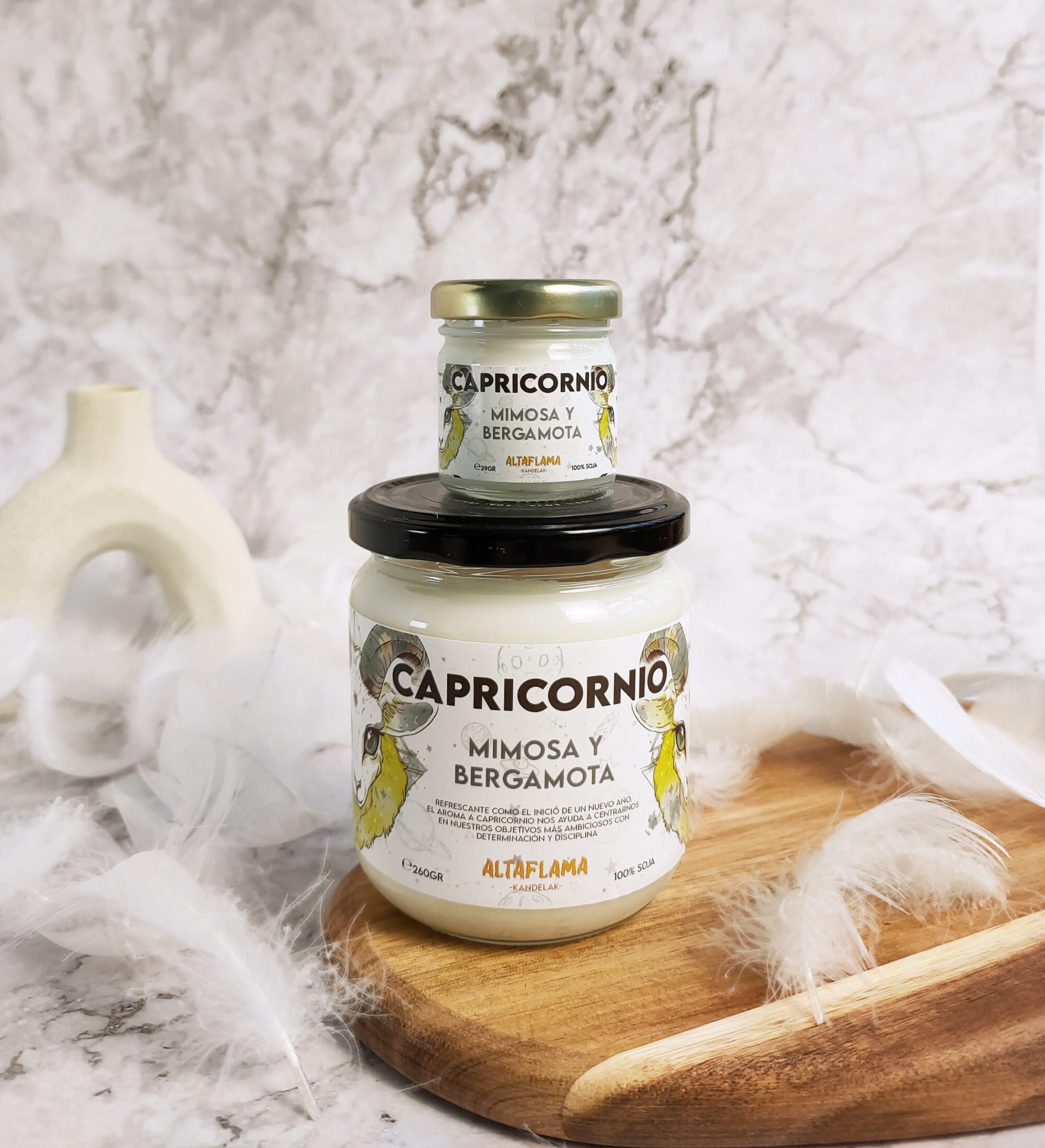 capri Capricornio - Mimosa y Bergamota (260gr)