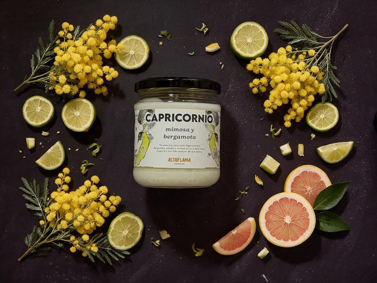 Capricornio - Mimosa y Bergamota (260gr)