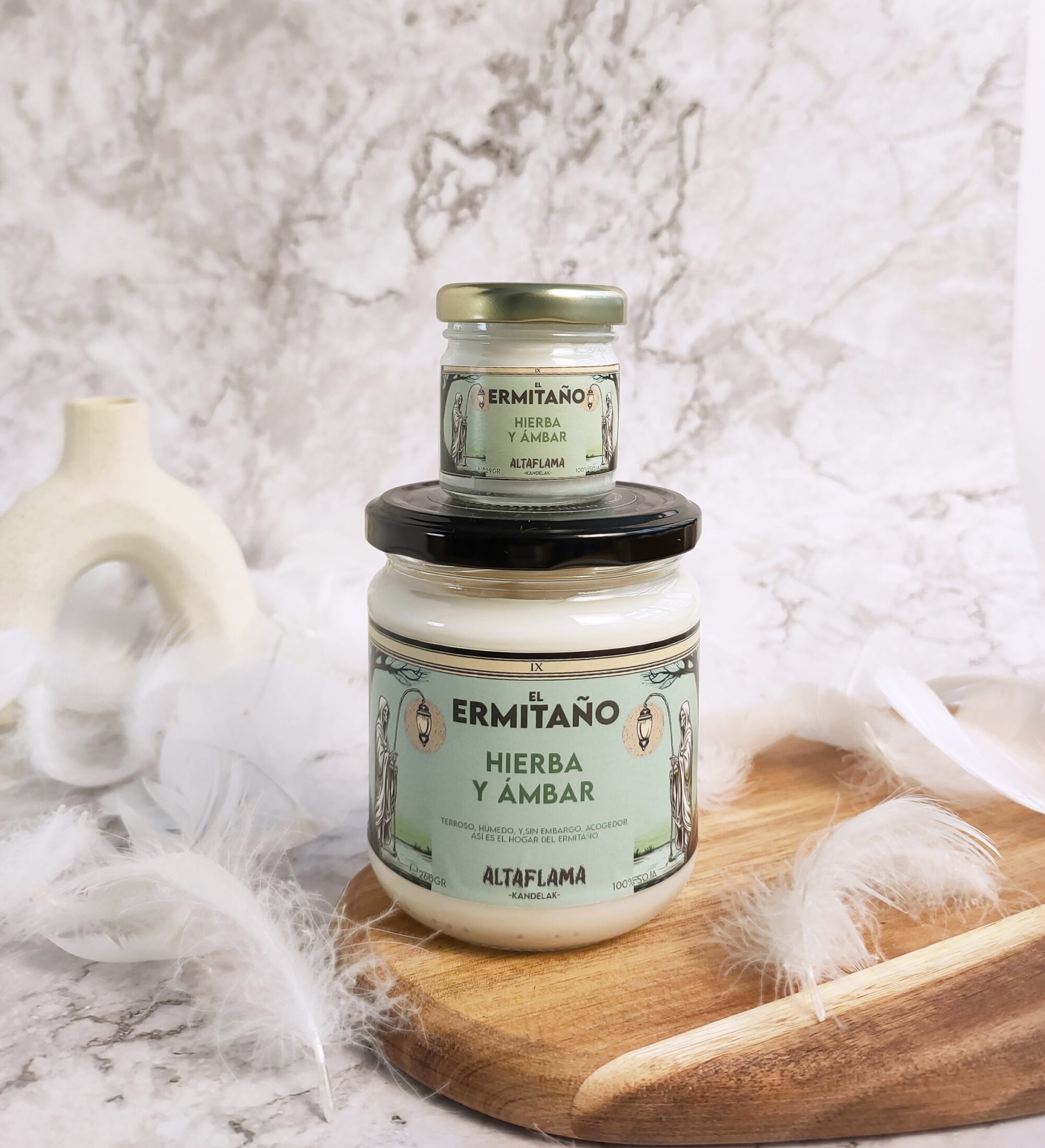 ermitaño El Ermitaño - Ámbar y Hierba cortada (260gr)