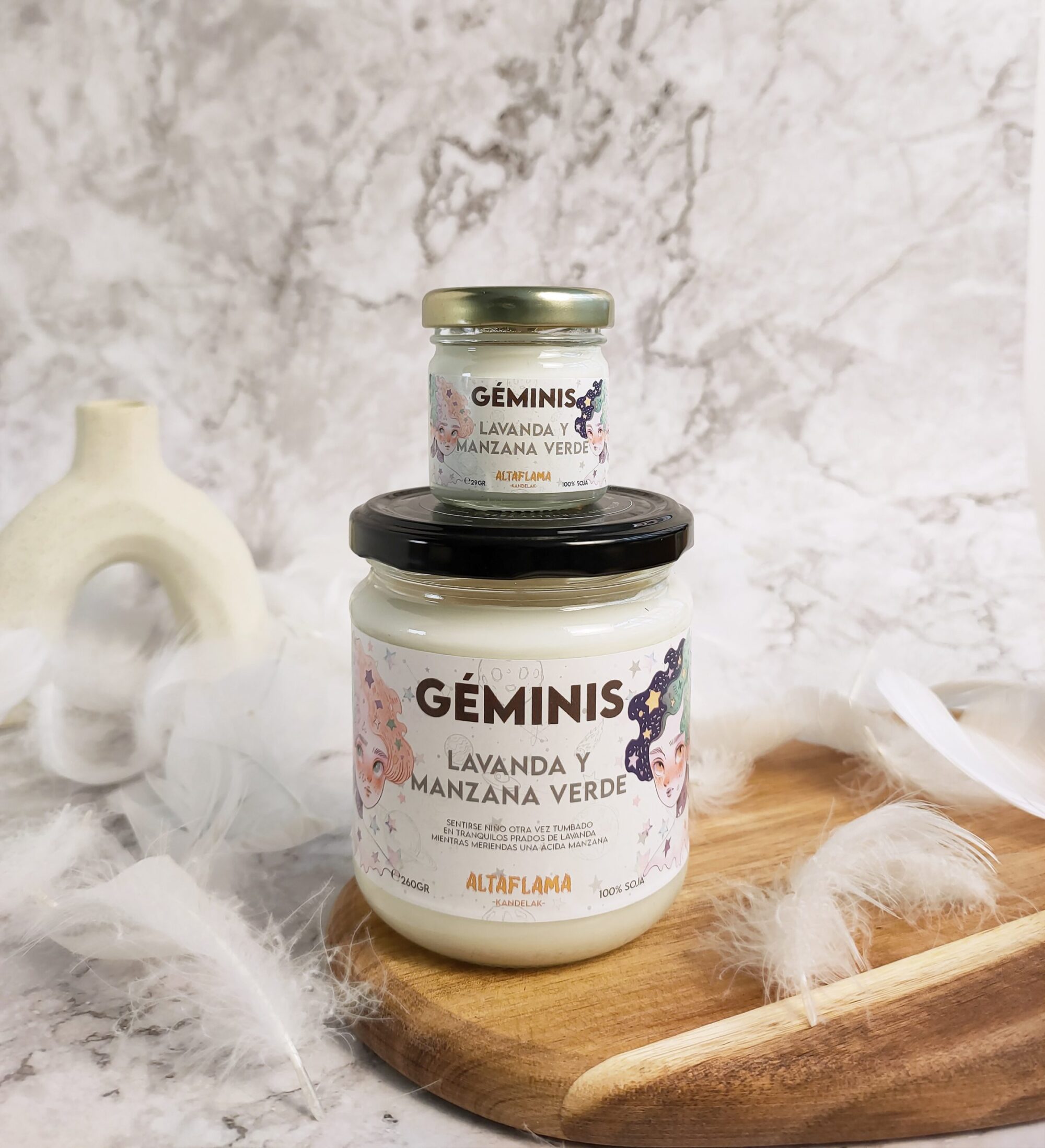 Géminis - Lavanda y Manzana verde (260gr)