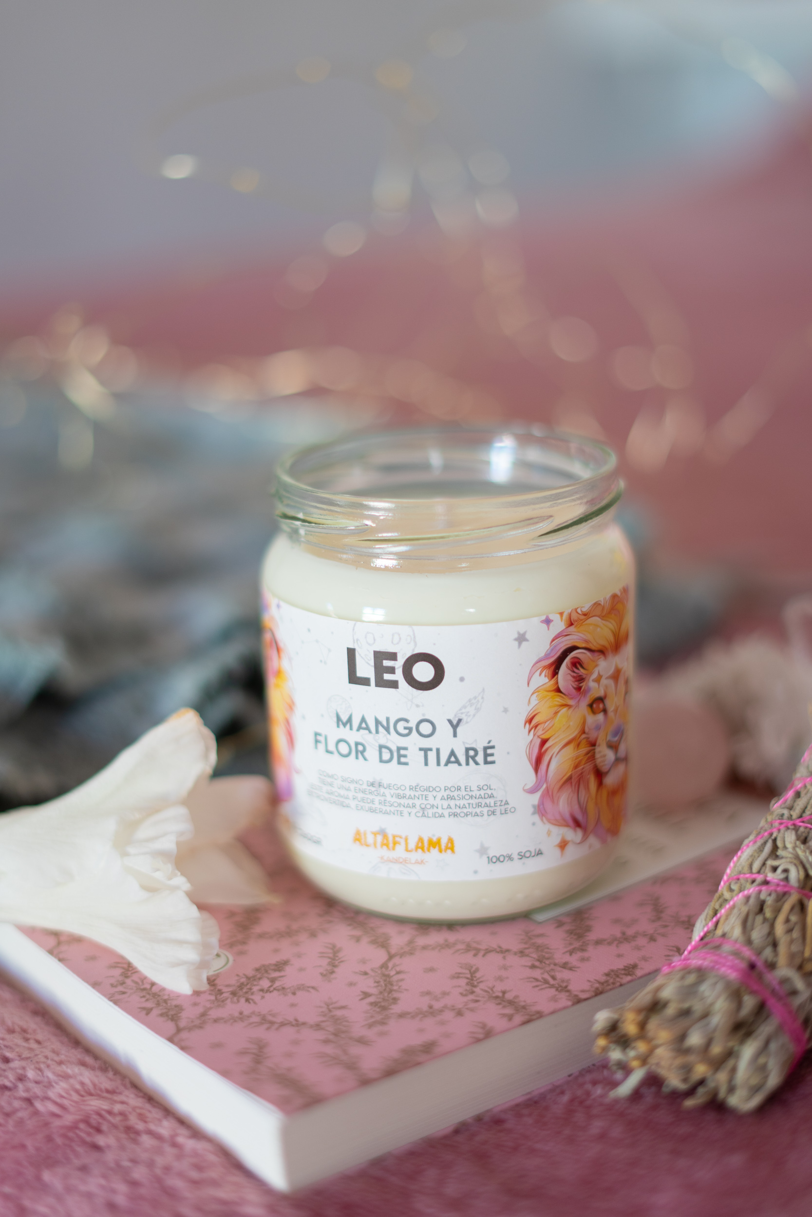 signos (12) Leo - Mango y Flor de Tiaré (260gr)