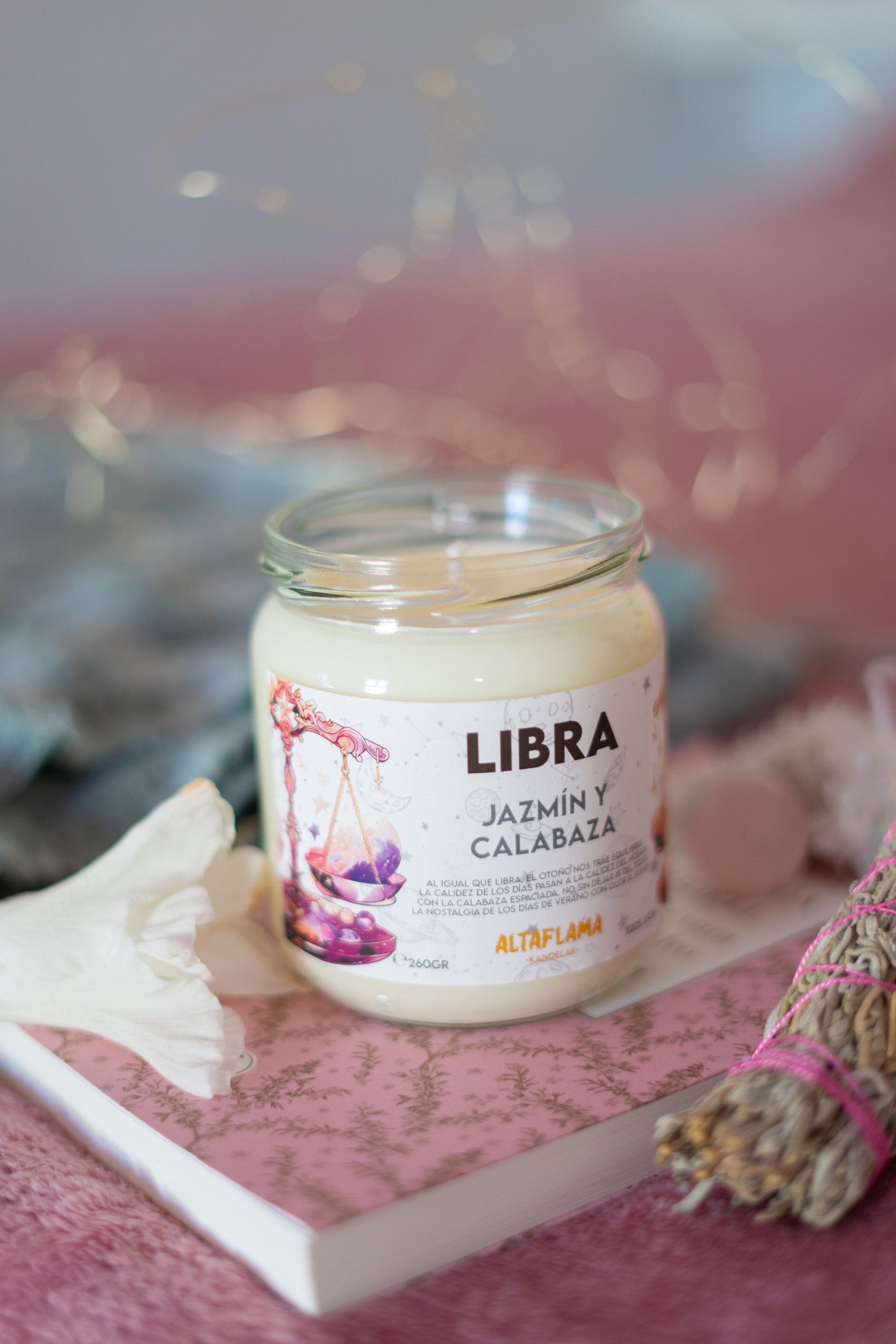 signos (2) Libra - Jazmín y Calabaza (260gr)