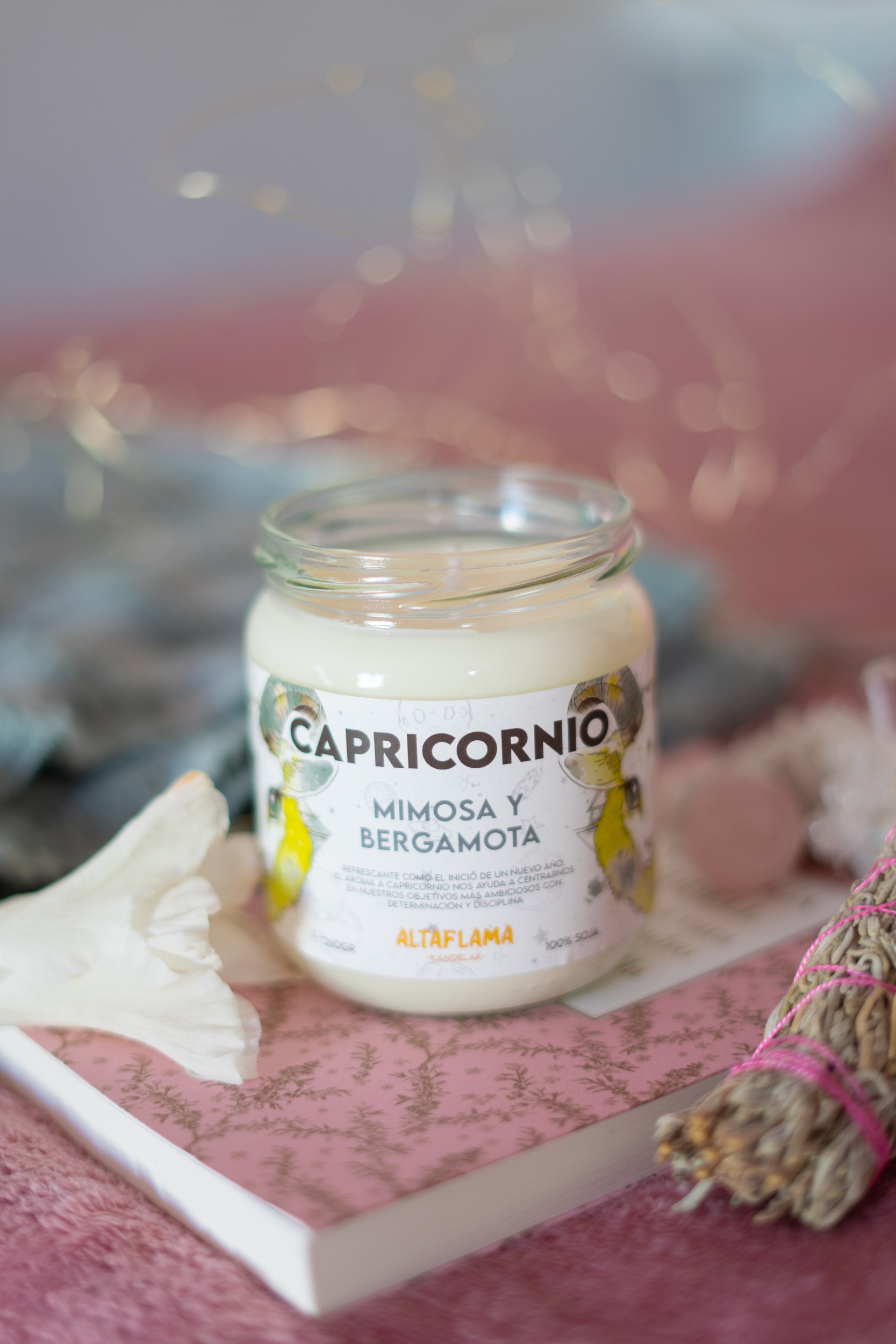 signos (5) Capricornio - Mimosa y Bergamota (260gr)