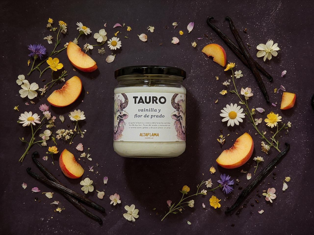 Tauro - Vainilla y Flores del prado (260gr)