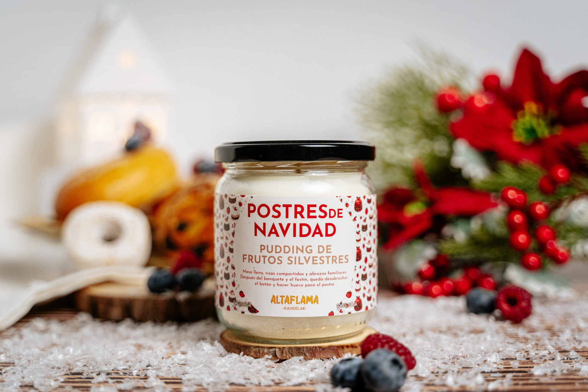 Postres de Navidad - Pudding de frutos silvestres (260gr)