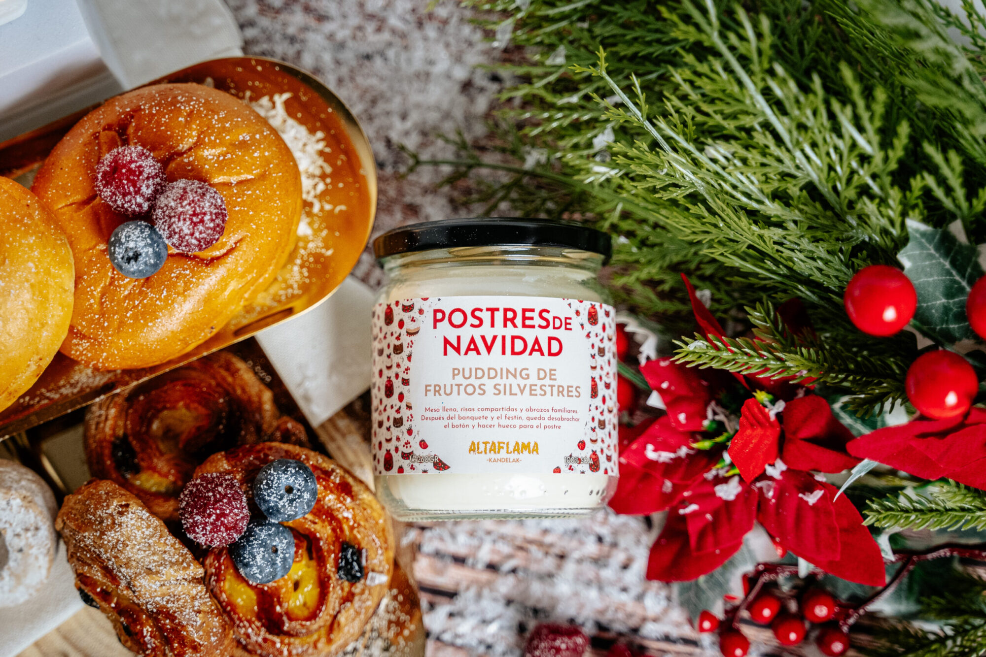 Postres de Navidad - Pudding de frutos silvestres (260gr)