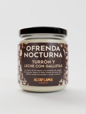 Ofrenda Nocturna - Turrón y Leche con galletas (260gr)