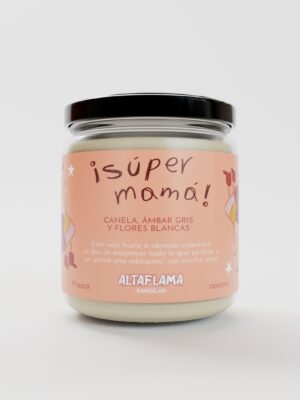 Día de la madre - Canela, mandarina y flores blancas (260gr)