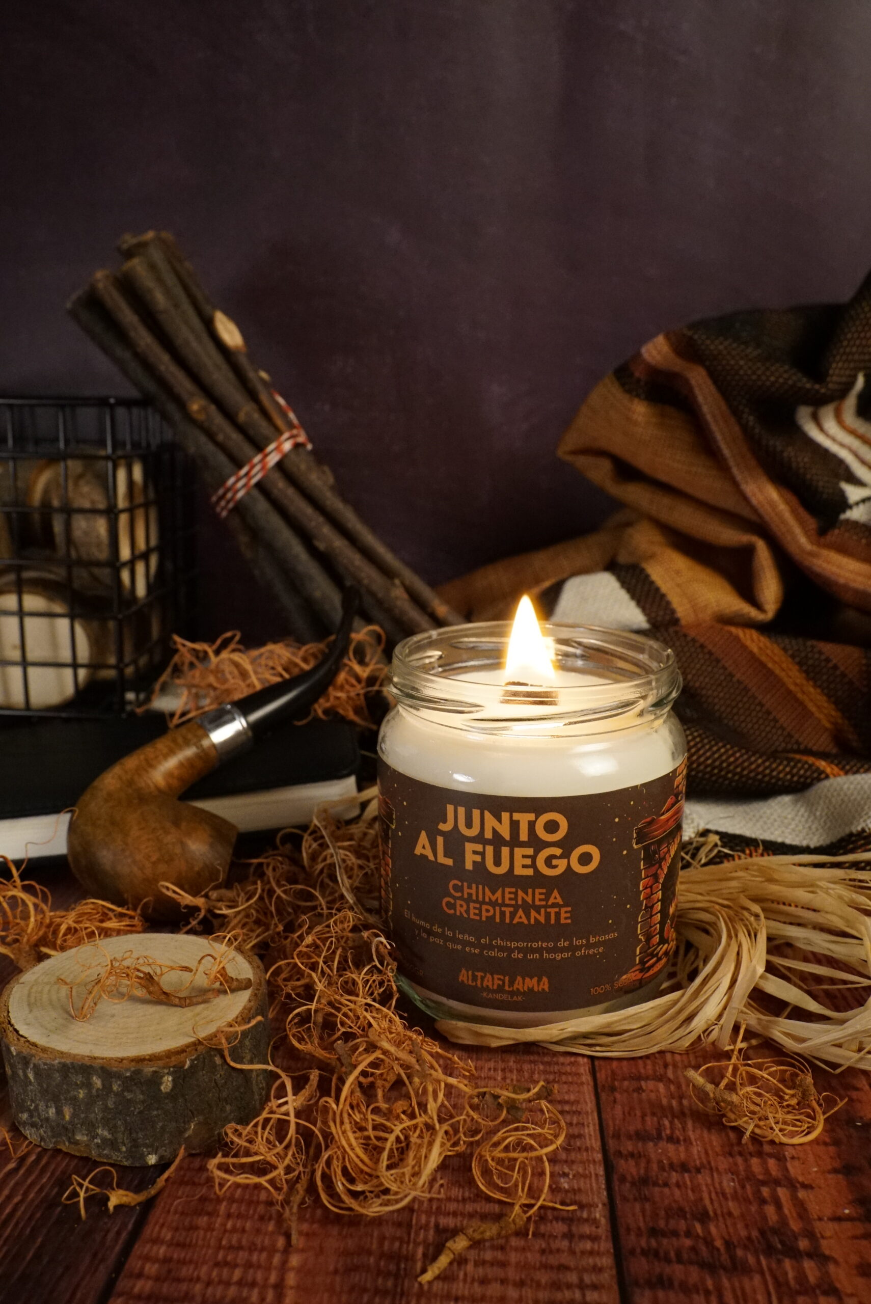 DSC08965 Junto Al Fuego - Chimenea Crepitante (260gr)