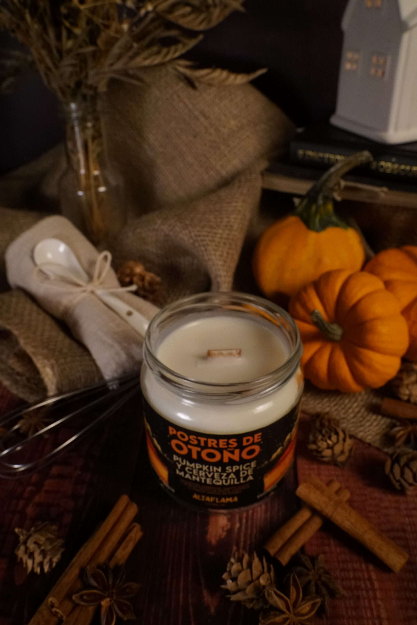 Postres de Otoño - Pumpkin Spice y Cerveza de Mantequilla (260gr)