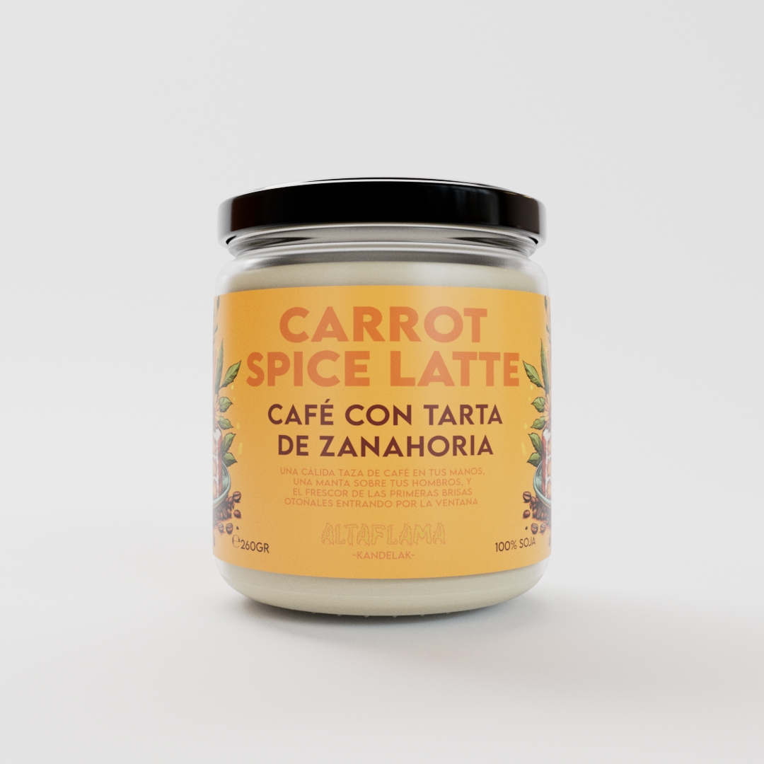 VELA_Barista_Carrot.0001 Carrot Spice Latte - Café con tarta de zanahora (260gr)