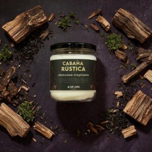 Cabaña Rústica - Chimenea Crepitante (260gr)