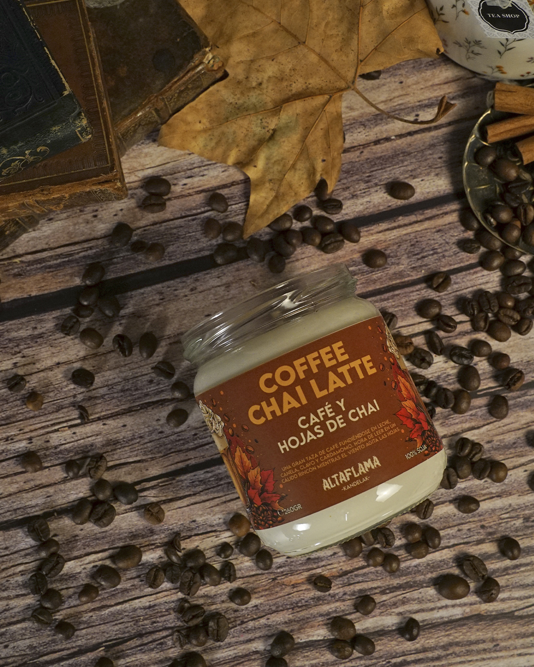 coffee chai latte Coffee Chai Latte - Café con hojas de chai (260gr)