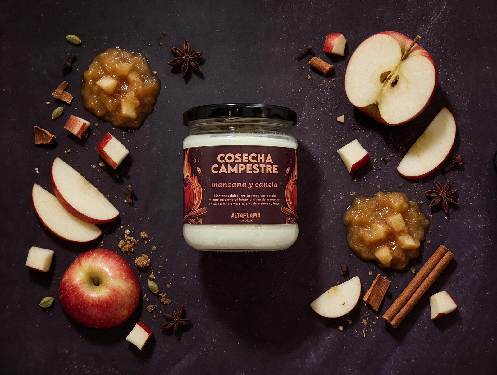 Cosecha Campestre - Manzana y Canela (260gr)