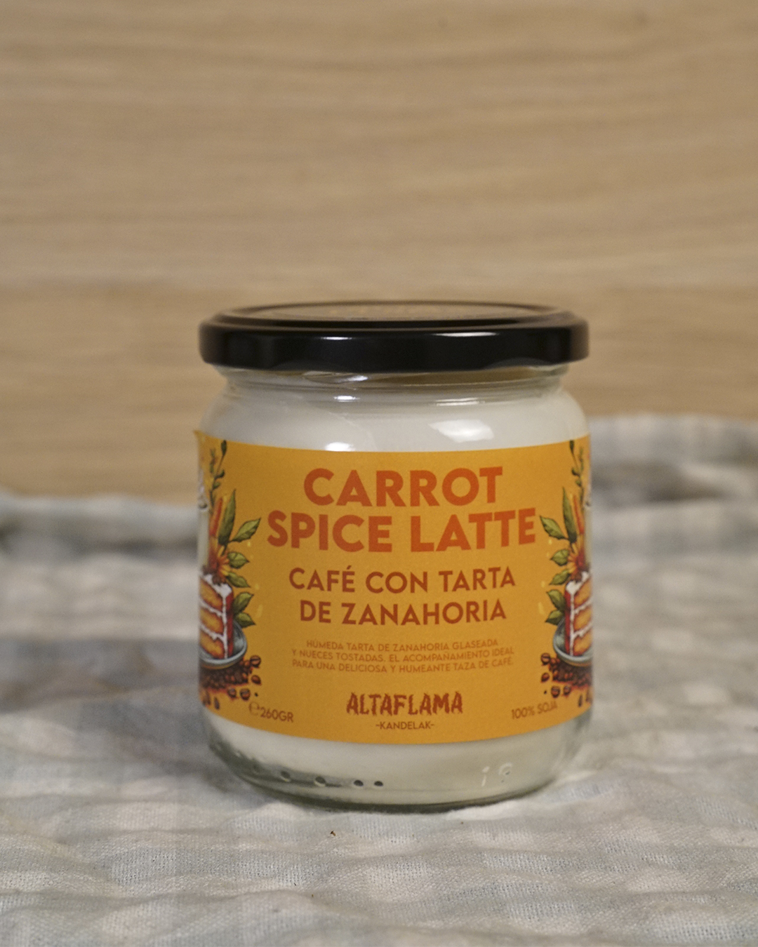 portada carrot spice latte Carrot Spice Latte - Café con tarta de zanahora (260gr)