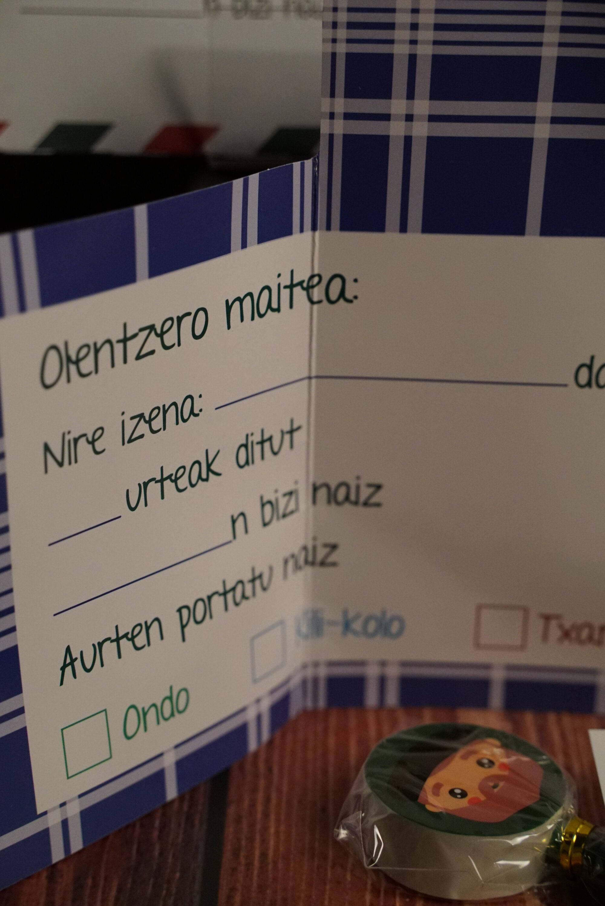 Olentzerori gutuna | Carta para Olentzero