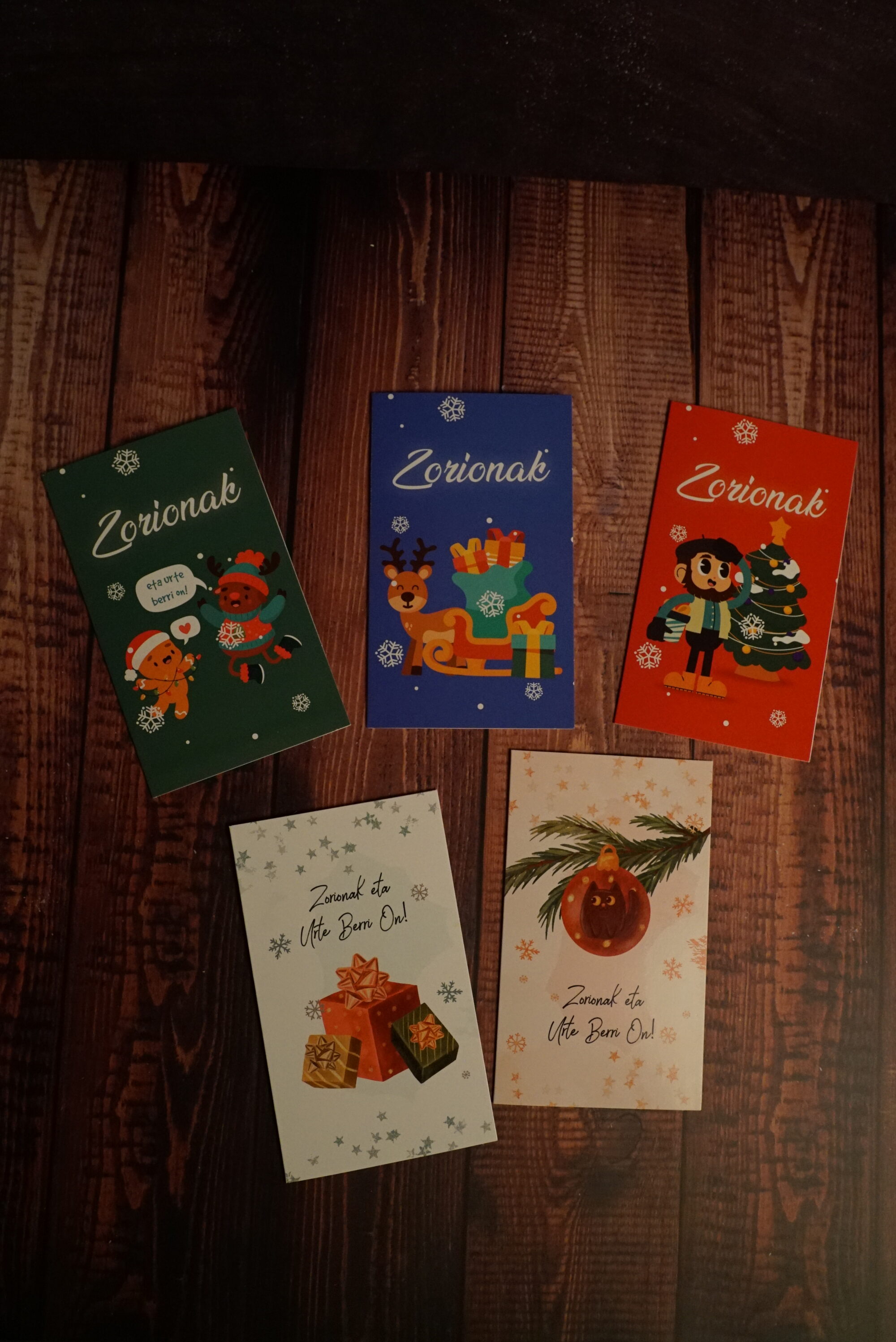 Gabonetako postalak euskaraz