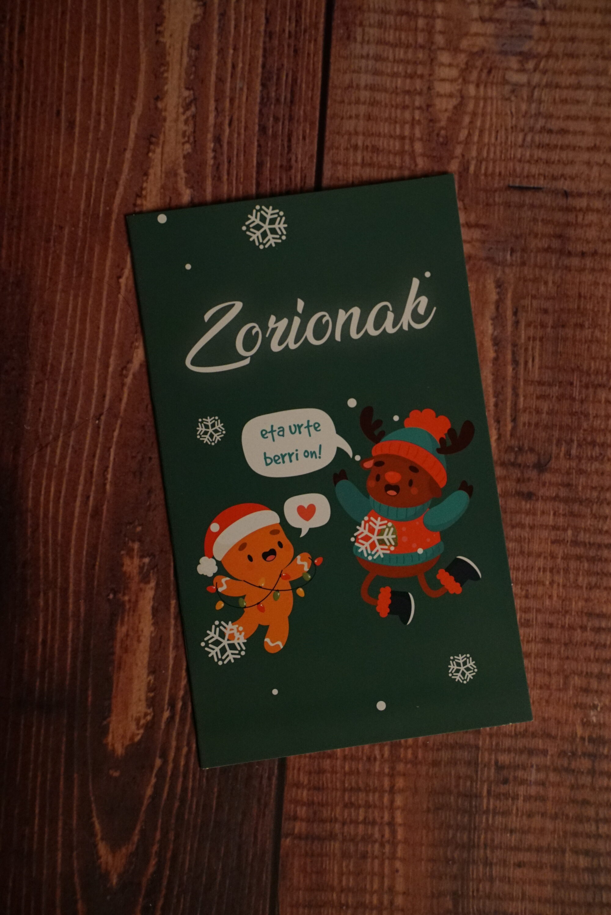 Gabonetako postalak euskaraz