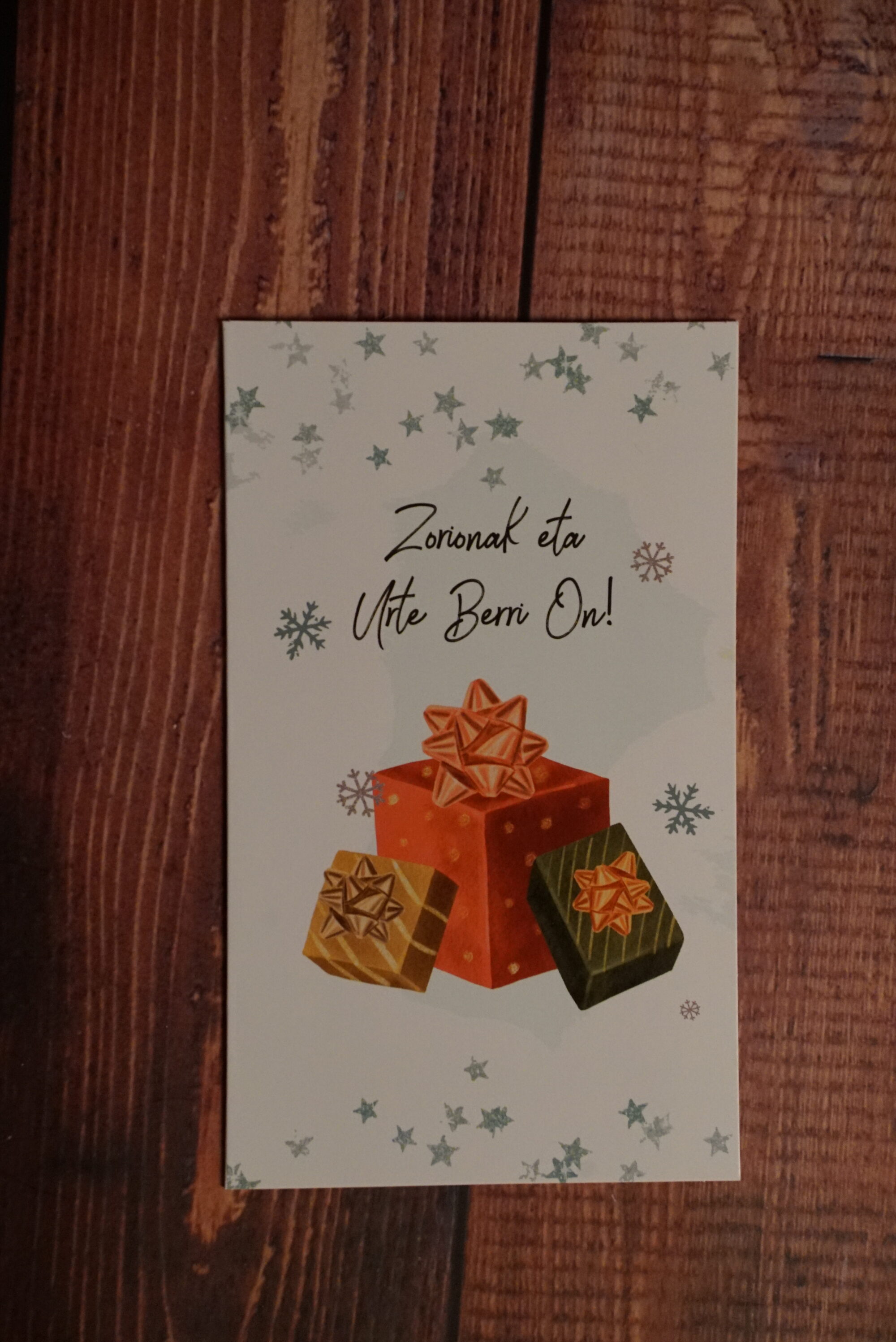 Gabonetako postalak euskaraz