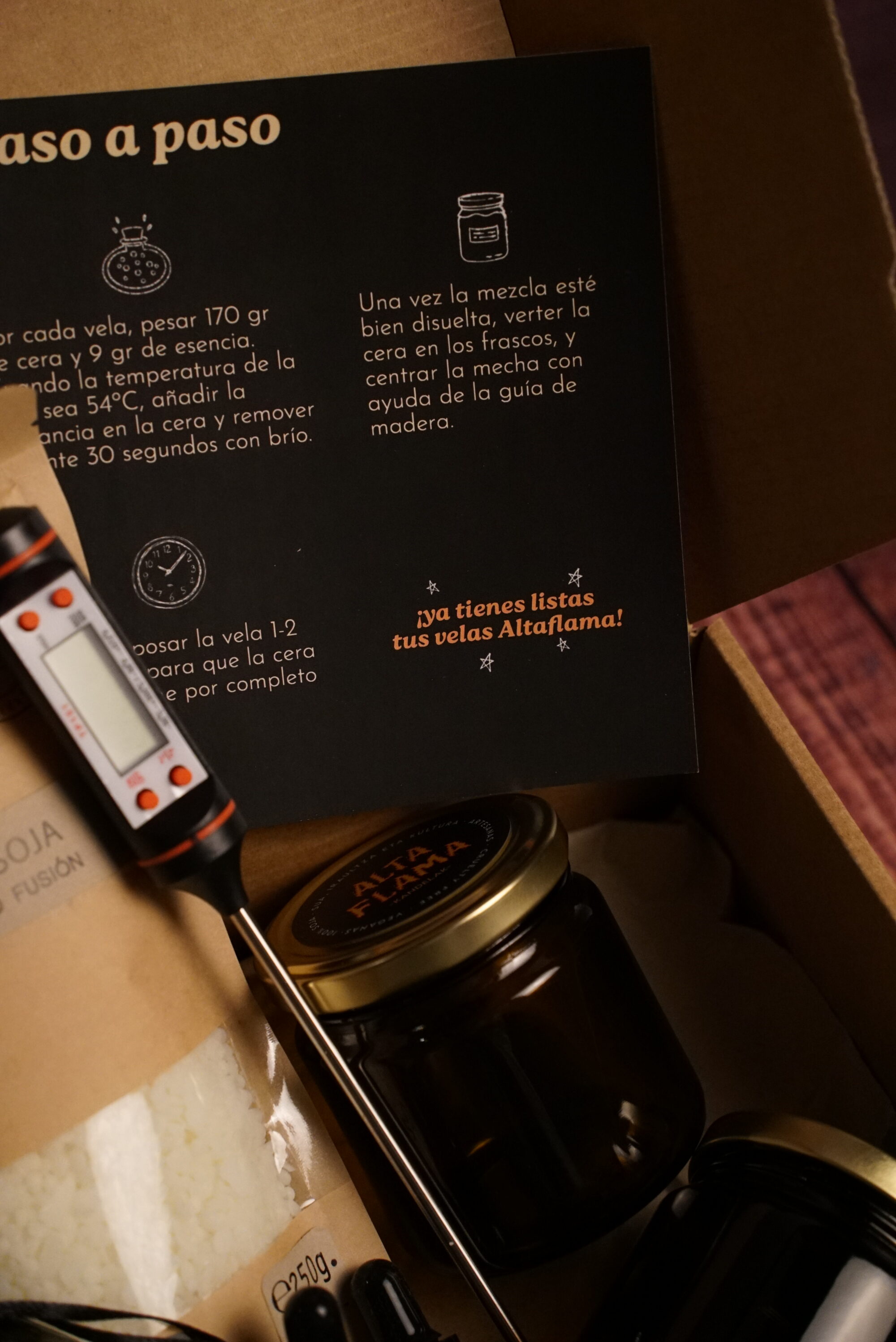 aPrende la llama - Haz tus propias velas