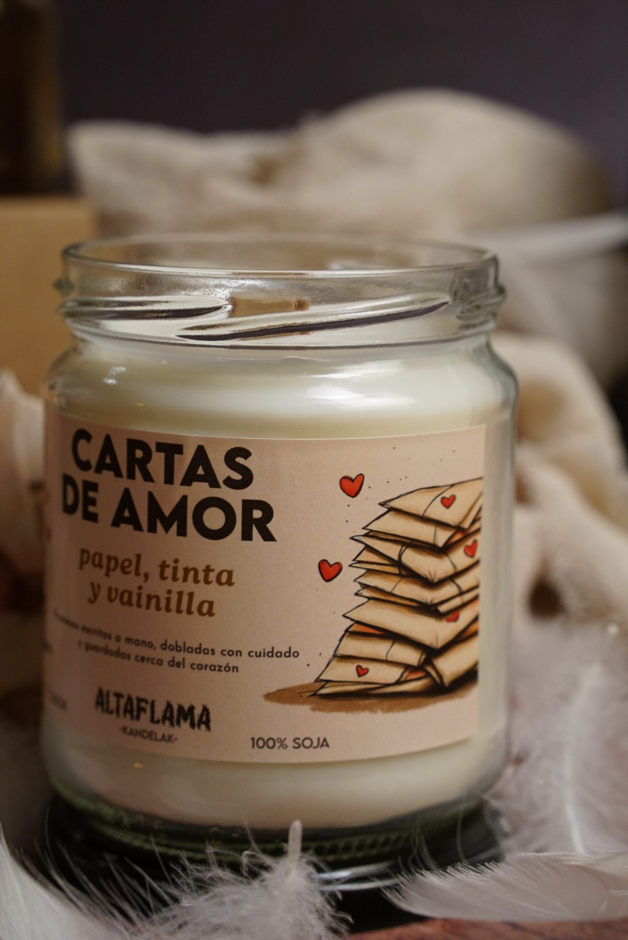 Cartas de amor - Papel, tinta y vainilla (260gr)