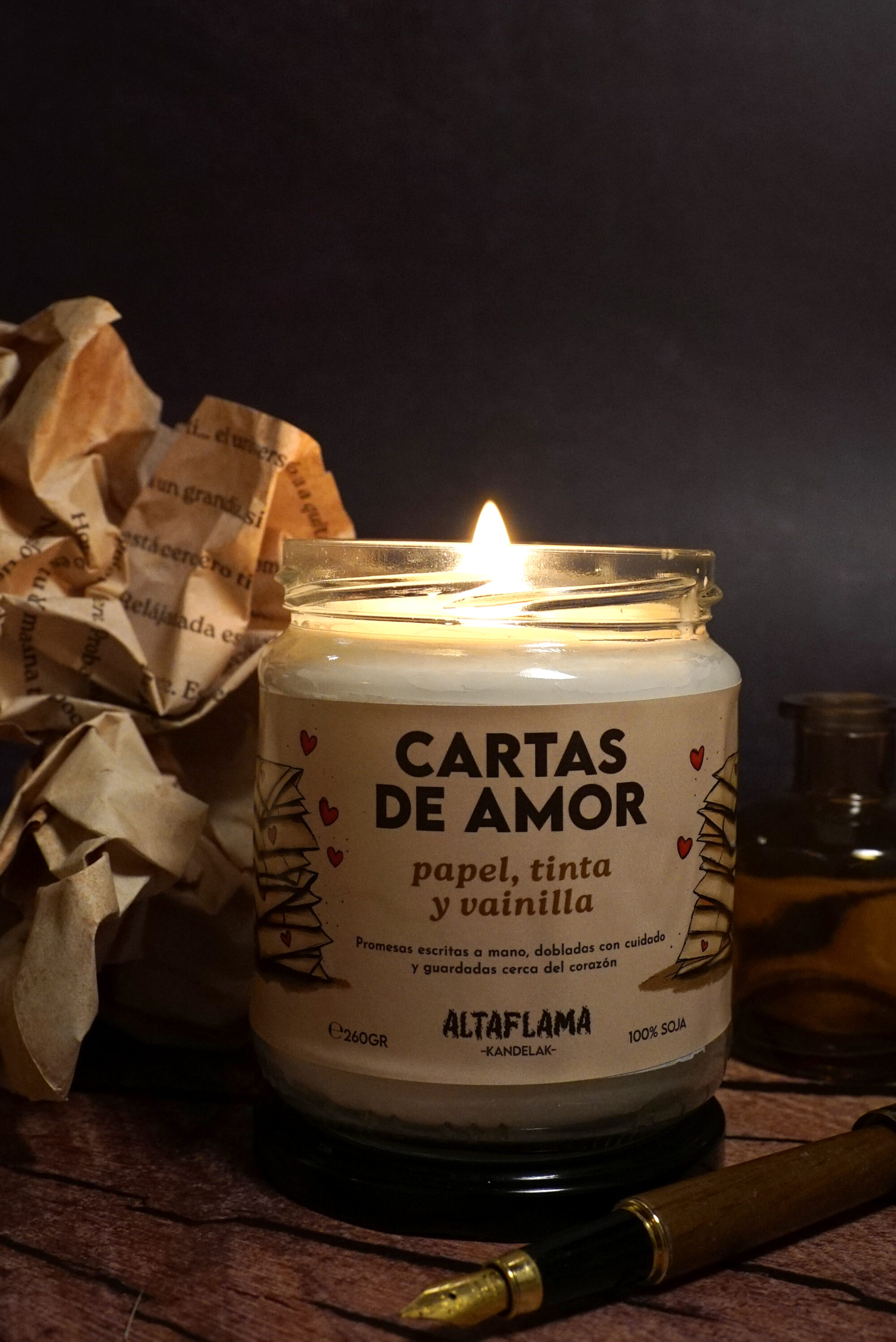 Cartas de amor - Papel, tinta y vainilla (260gr)