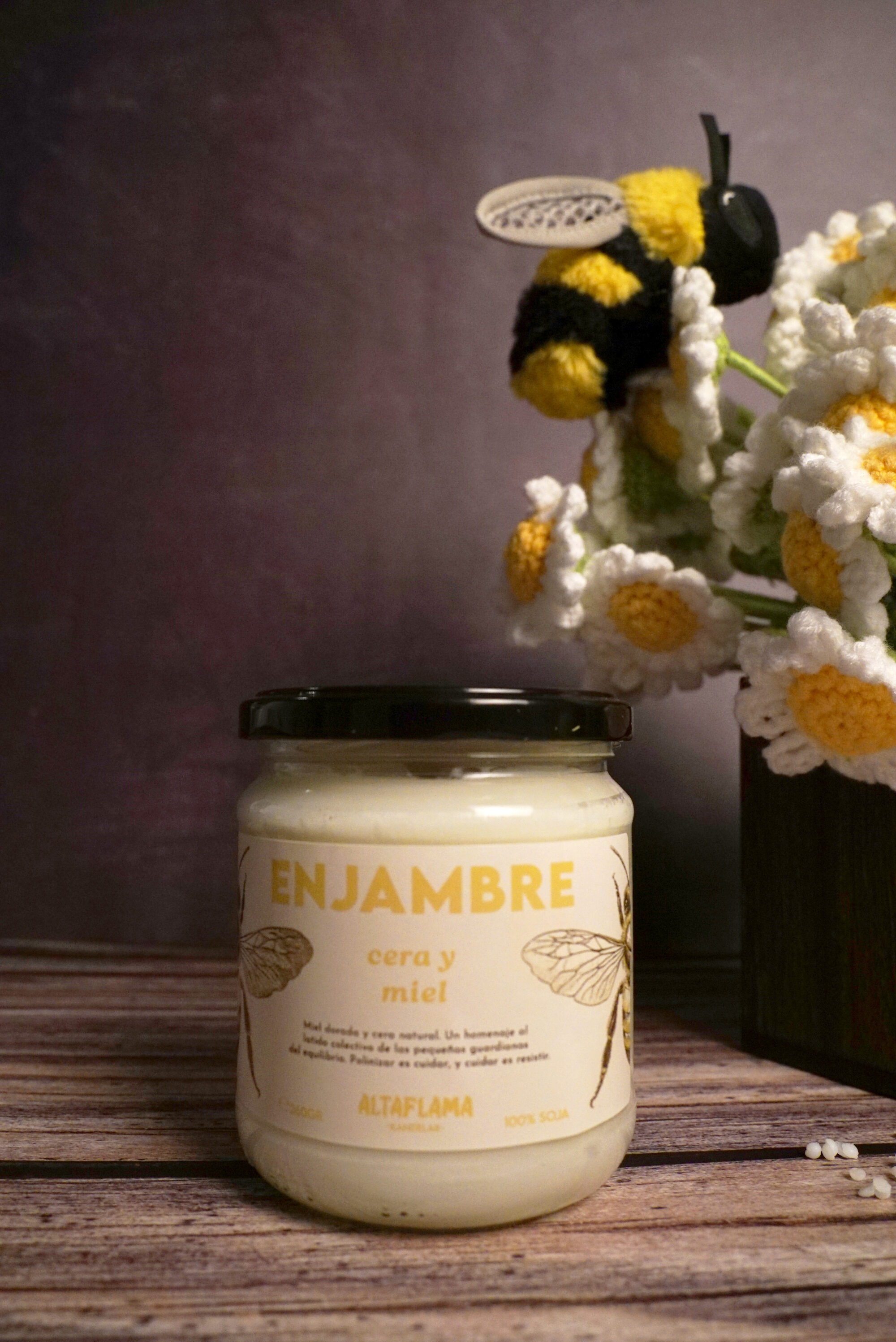 enjambre 1 Enjambre - Cera y Miel (260gr)