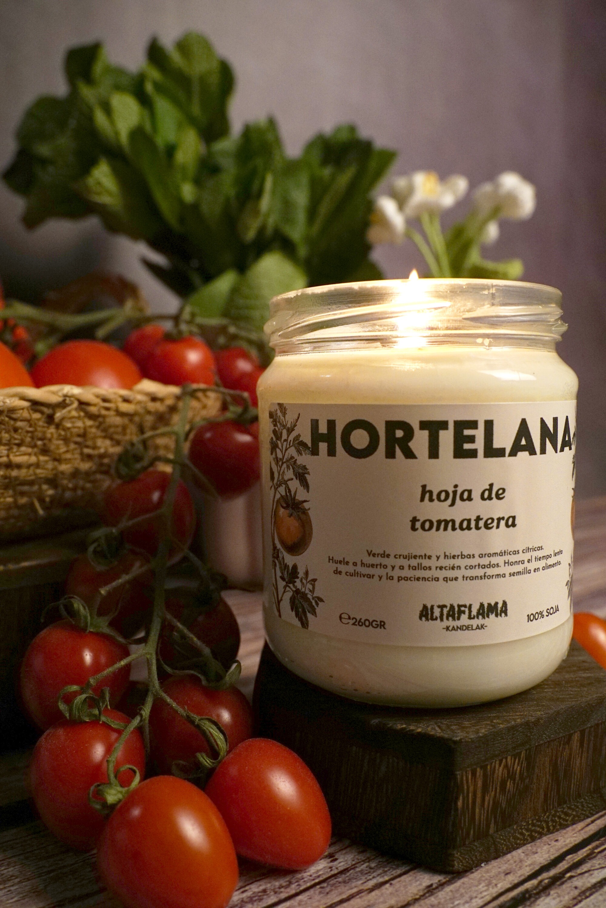 hortelana 2 Hortelana - Hoja de tomatera (260gr)