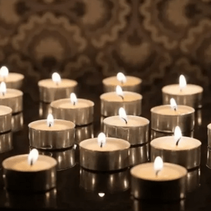 Velas de té sin aroma | cera de soja 100%