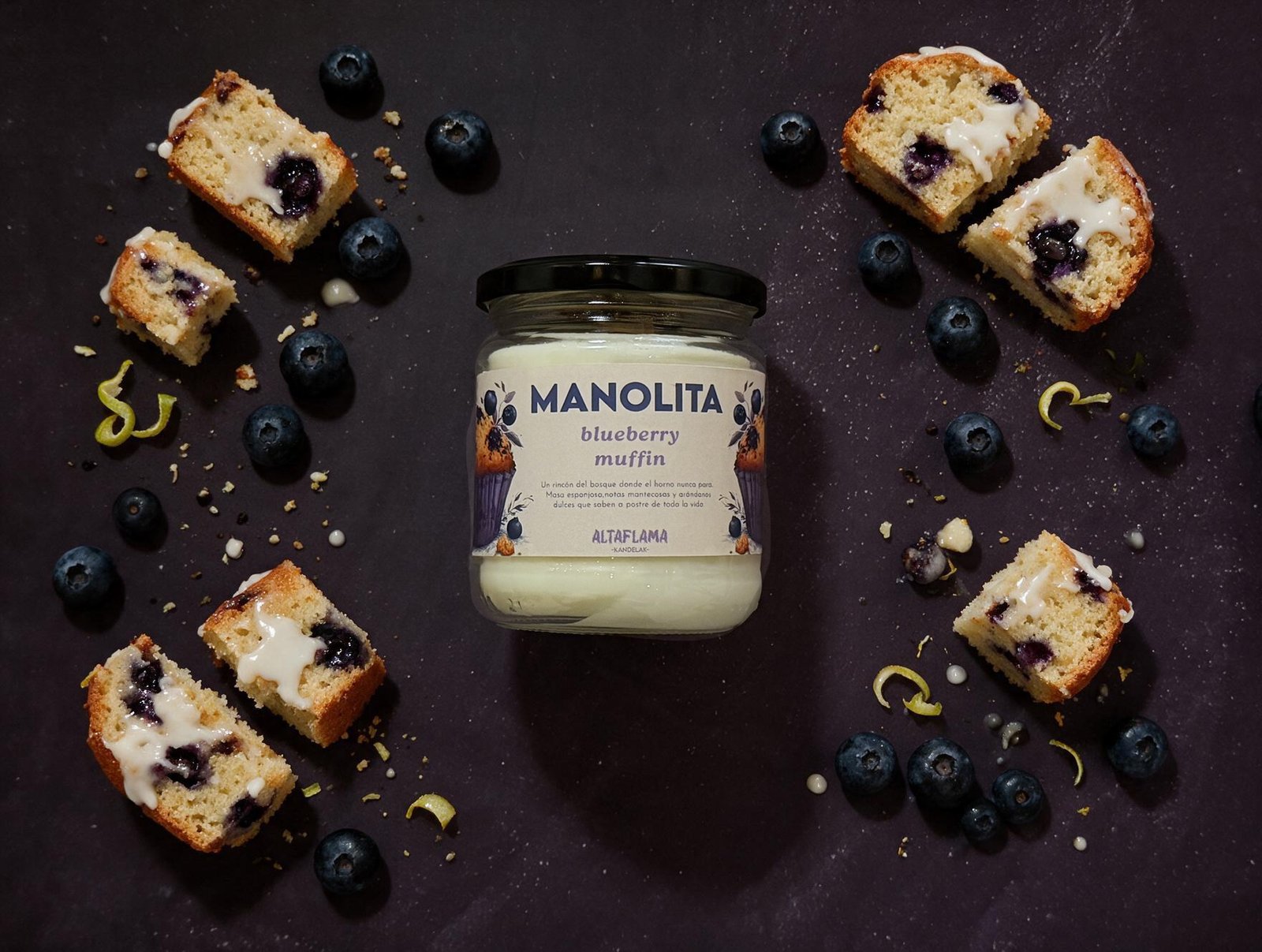 Manolita - Blueberry Muffin (260gr)